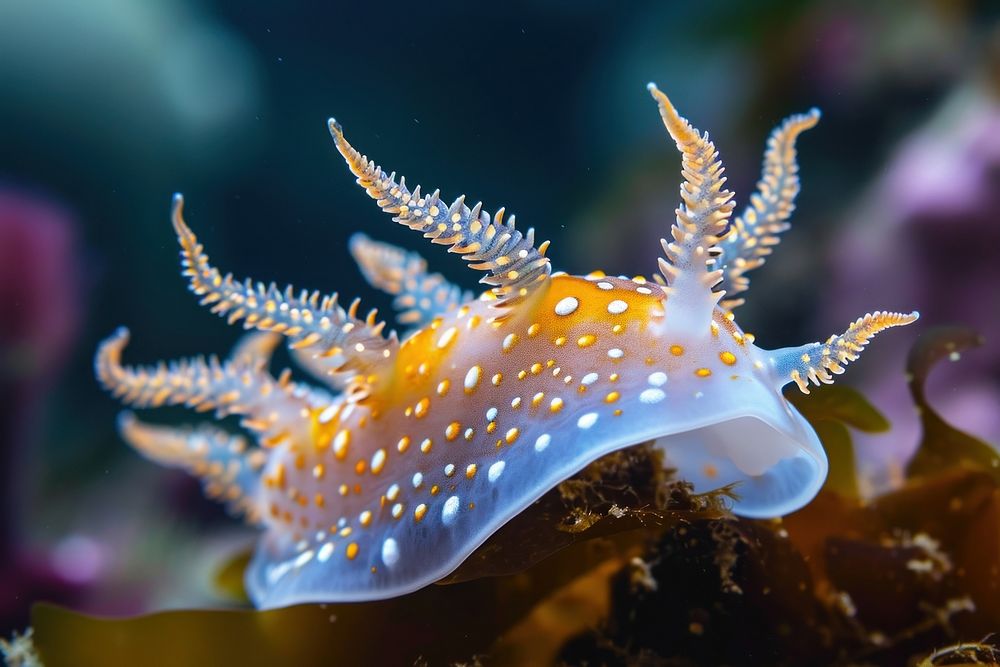 Mimic nudibranch underwater outdoors animal.