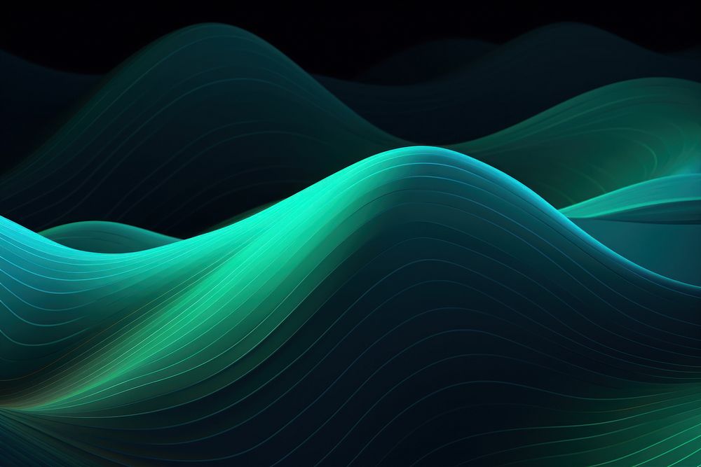  Green and turquoise light backgrounds abstract. AI generated Image by rawpixel.