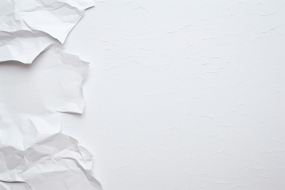  White paper crumped texture backgrounds textured crumpled. AI generated Image by rawpixel.