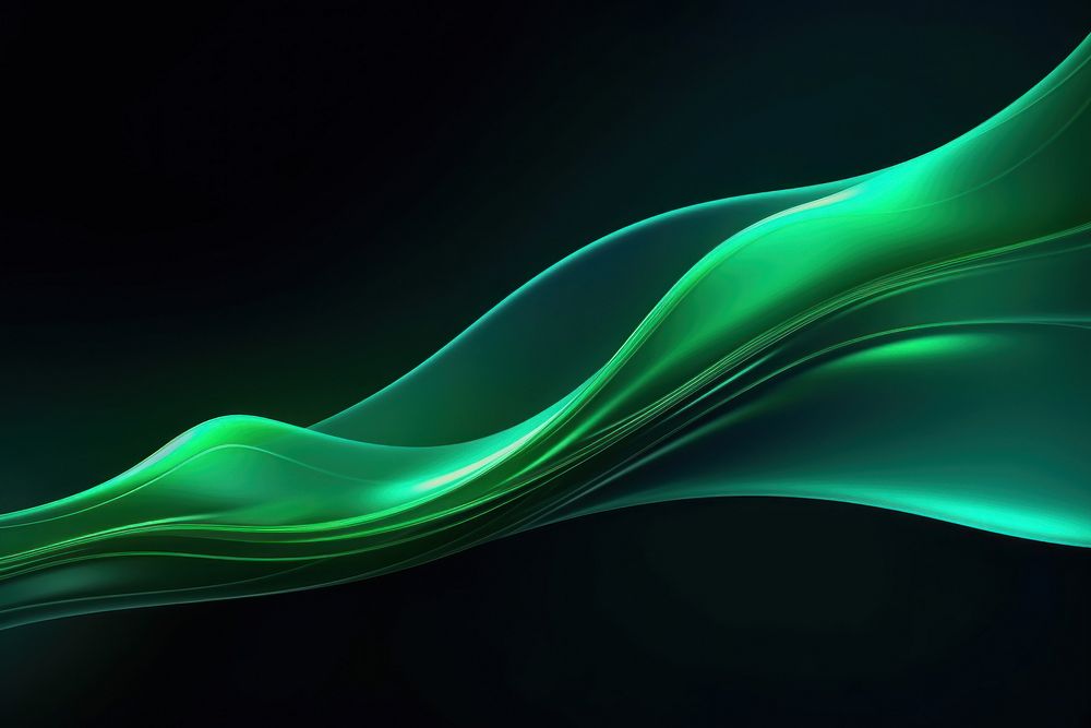  Green colors pattern light illuminated. AI generated Image by rawpixel.