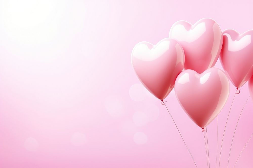 PNG Balloon hearts pink red celebration. AI generated Image by rawpixel.