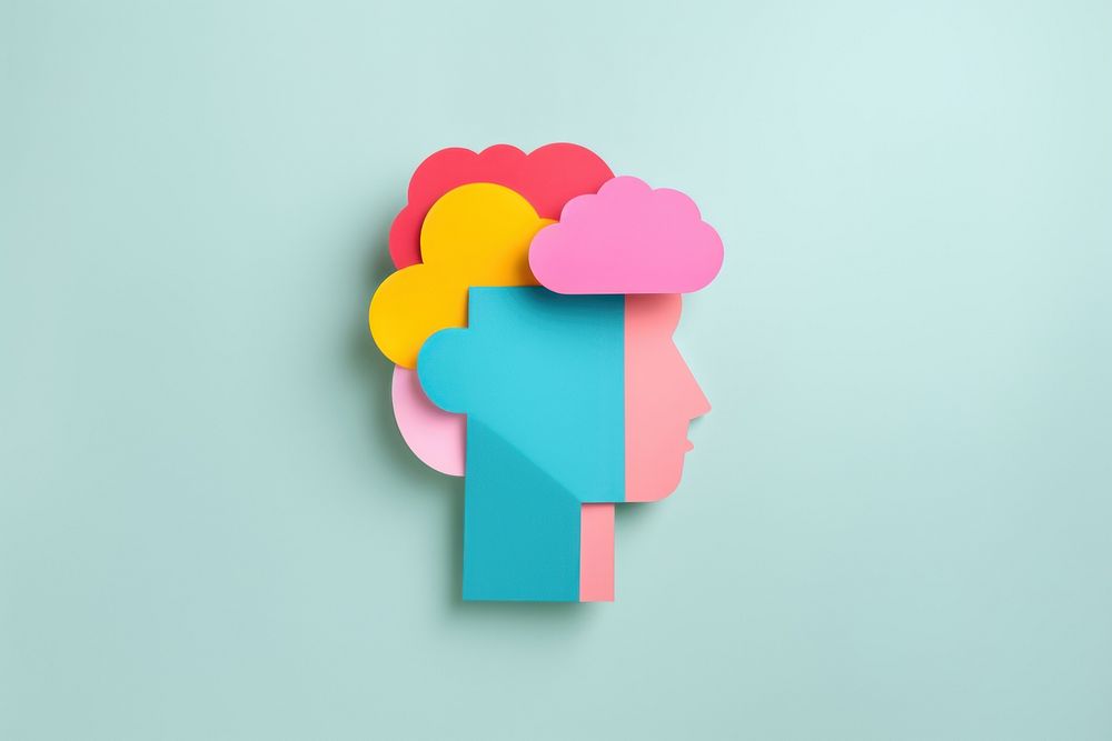 Cloud human head art. AI generated Image by rawpixel.