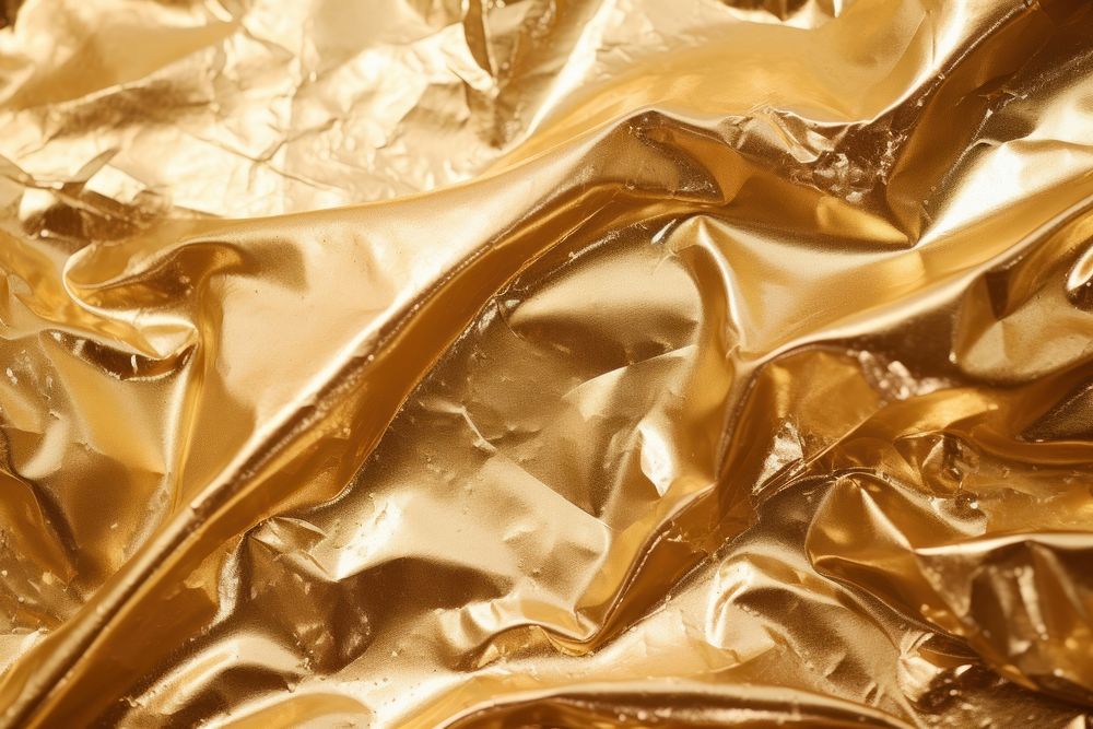 Crumped foil backgrounds metal gold. 