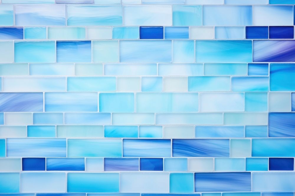 Rectangle mosaic backgrounds blue.