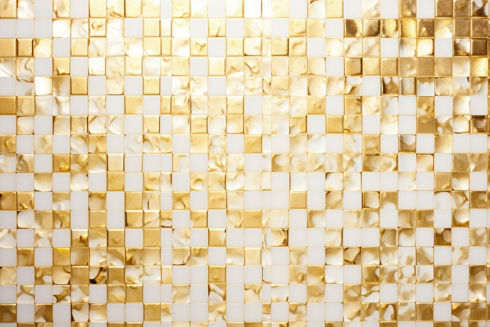 Rectangle gold backgrounds white.