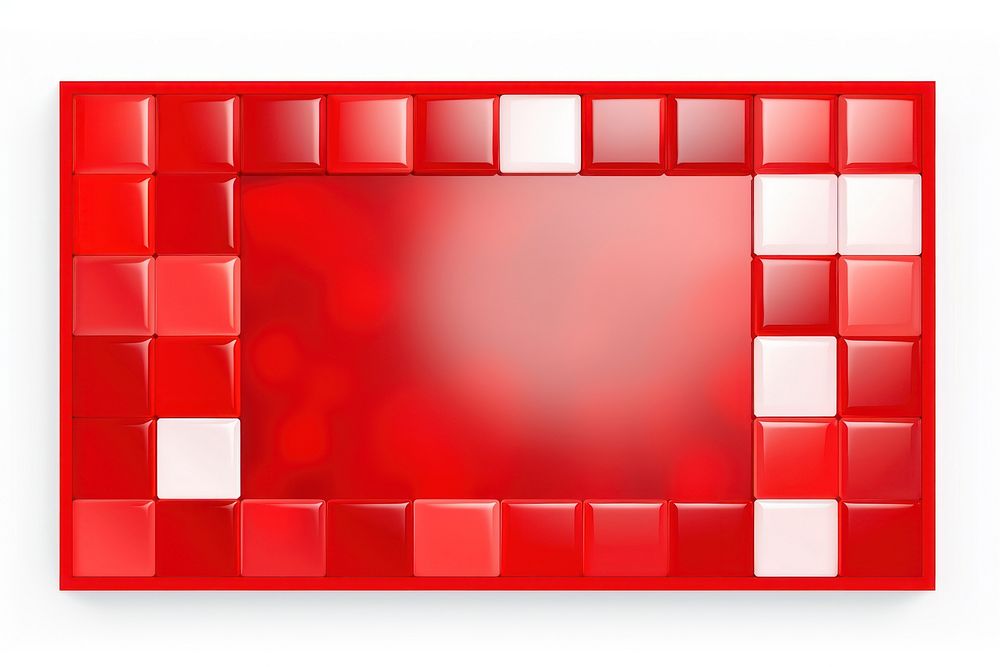 Rectangle backgrounds frame red.