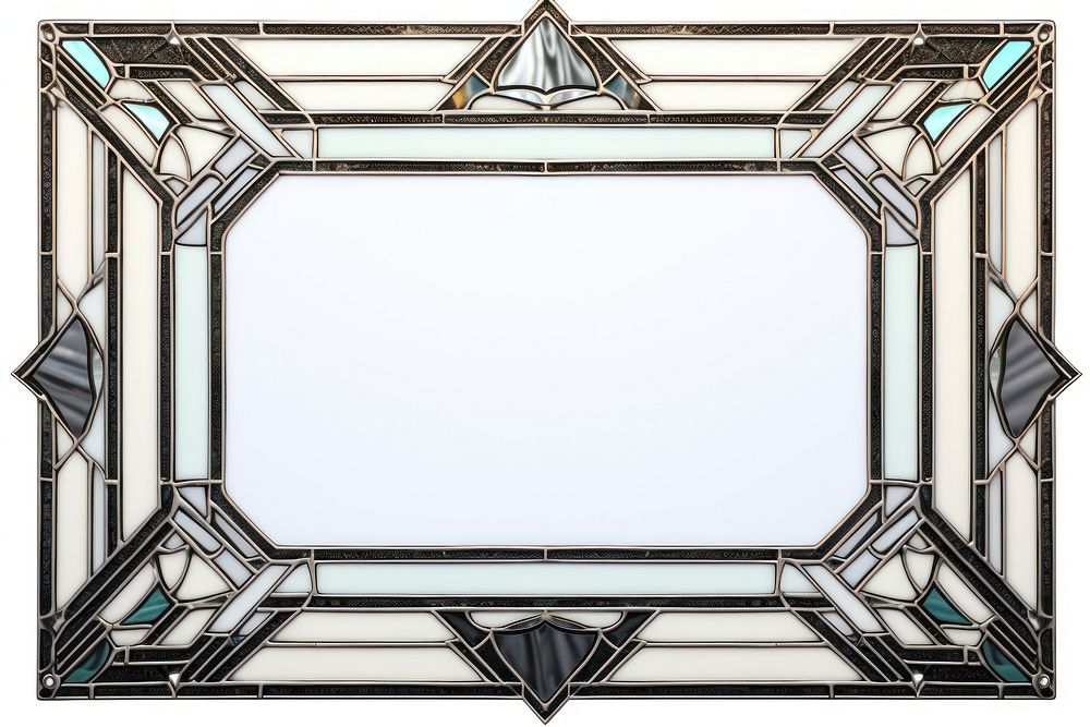 Gothic rectangle frame backgrounds glass art.