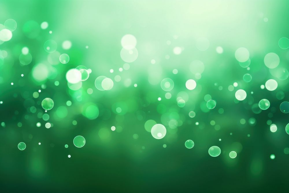  Green pattern bokeh effect background light backgrounds glitter. AI generated Image by rawpixel.