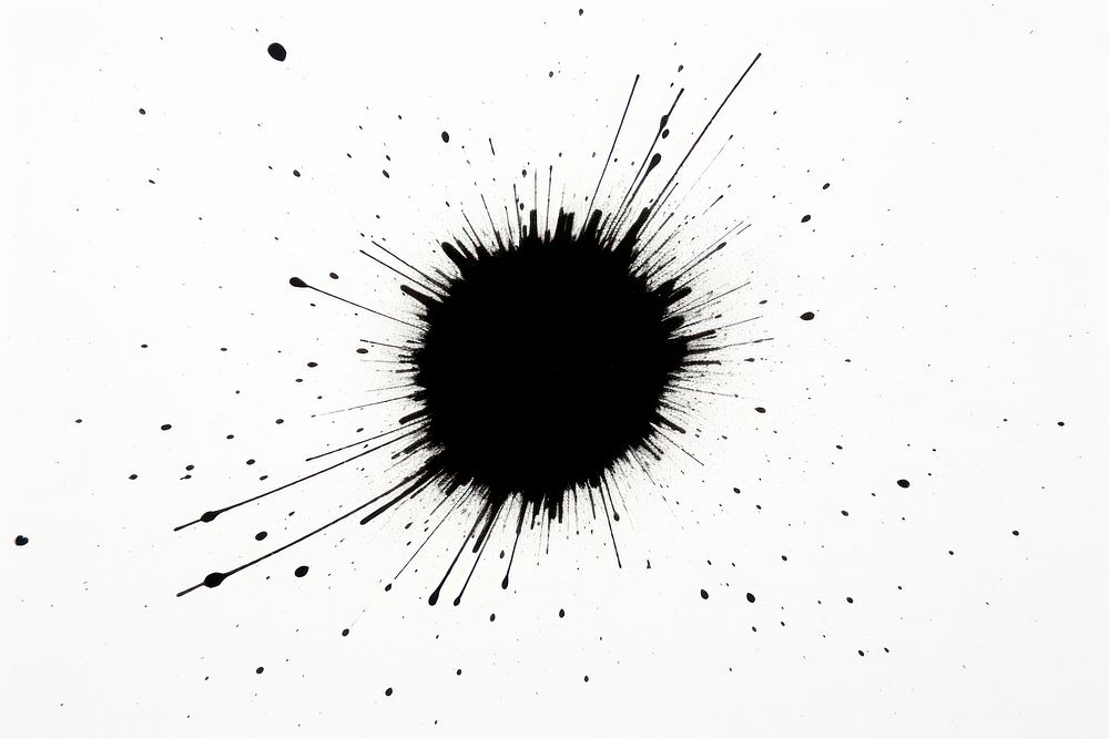 Dot black white background splattered. AI generated Image by rawpixel.