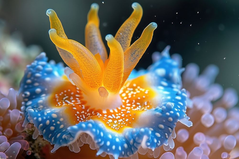 Nudibranch underwater nature sea.