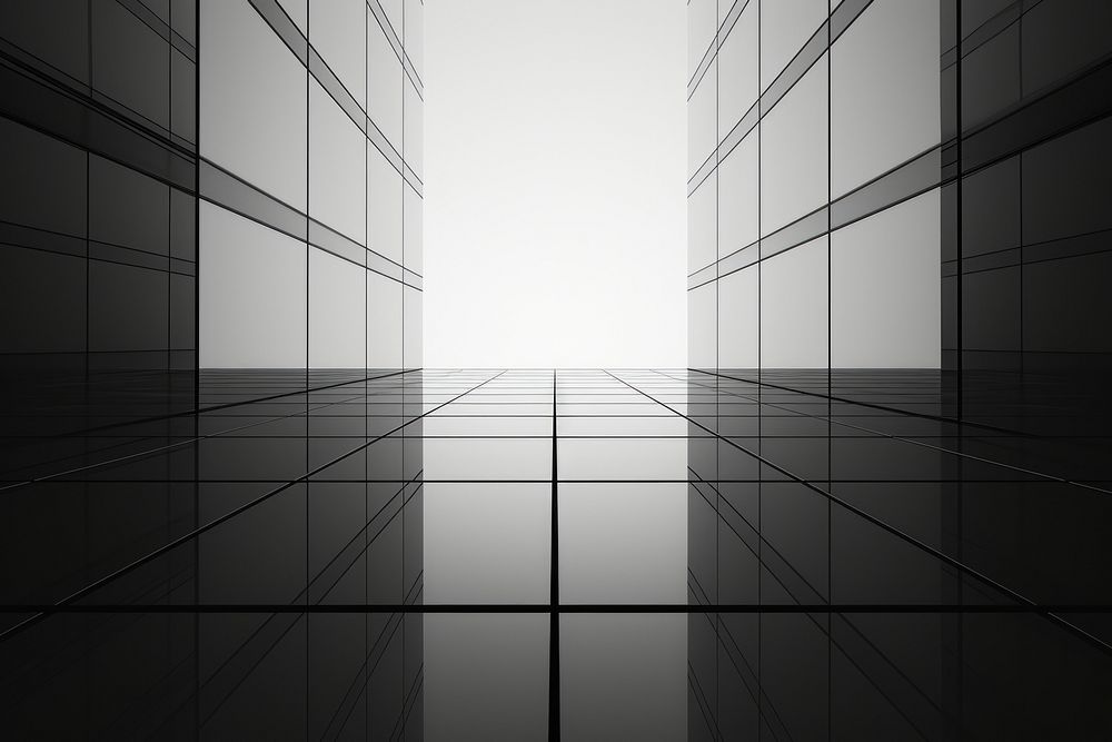 Black and white modern architect building architecture backgrounds black.