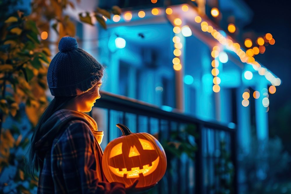 Halloween pumpkin night adult.