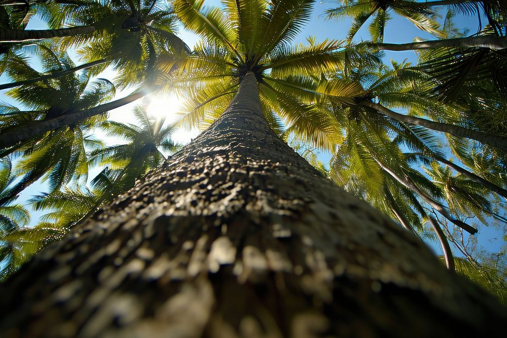 A tropical tree outdoors tropics nature.
