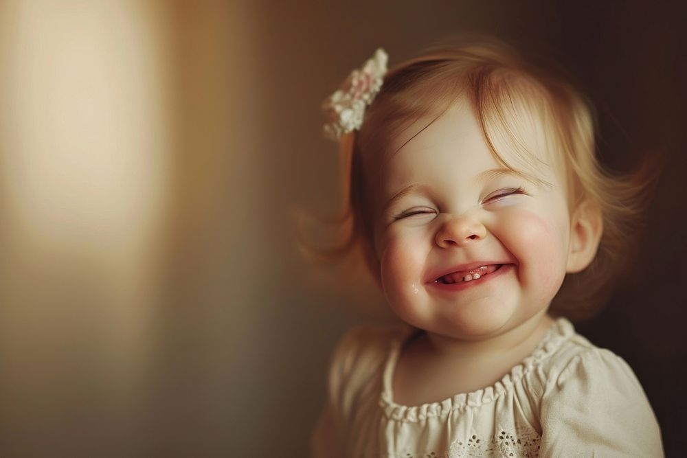 Baby laughing photography portrait smile.
