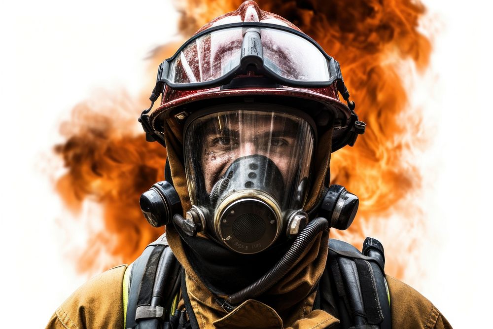 Fire man helmet adult extinguishing.