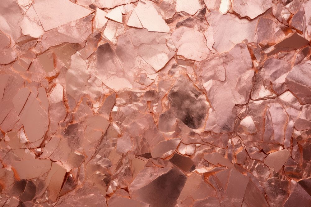  Rose gold texture backgrounds mineral crystal. AI generated Image by rawpixel.