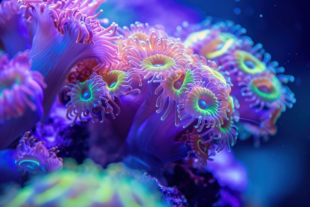 Random real amazing coral underwater nature sea.