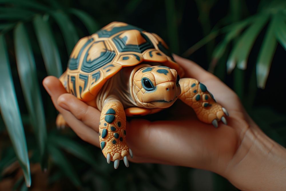 Tortoise doll for kid reptile animal wildlife.
