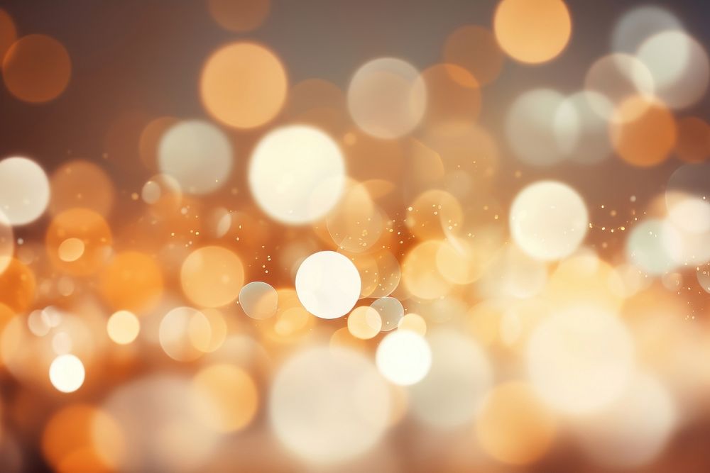 Bokeh backgrounds lighting outdoors. AI generated Image by rawpixel.