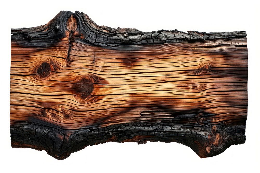 Burnt plant wood tree.
