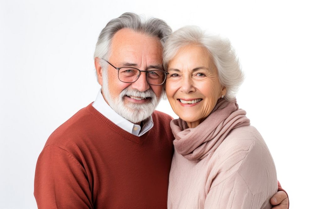 Couple portrait glasses adult. AI generated Image by rawpixel.