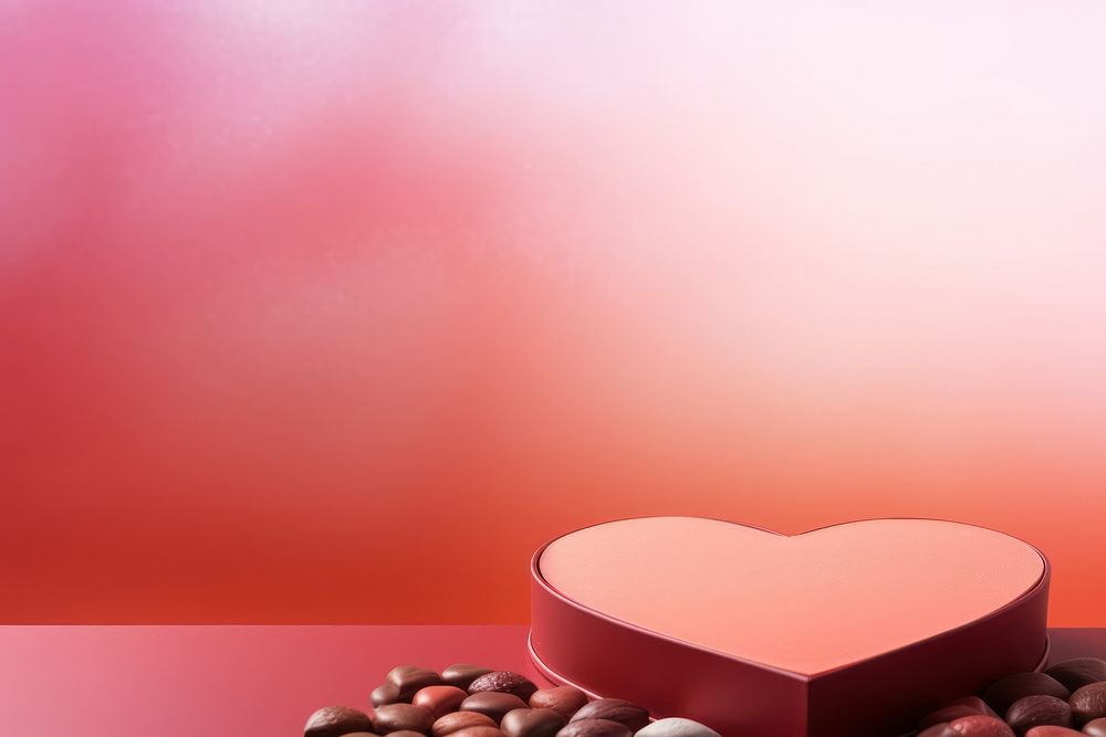 PNG A chocolate box pink red freshness. AI generated Image by rawpixel.