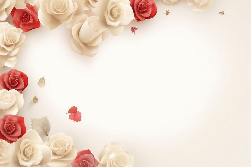 PNG Frame hearts and roses backgrounds pattern wedding. AI generated Image by rawpixel.