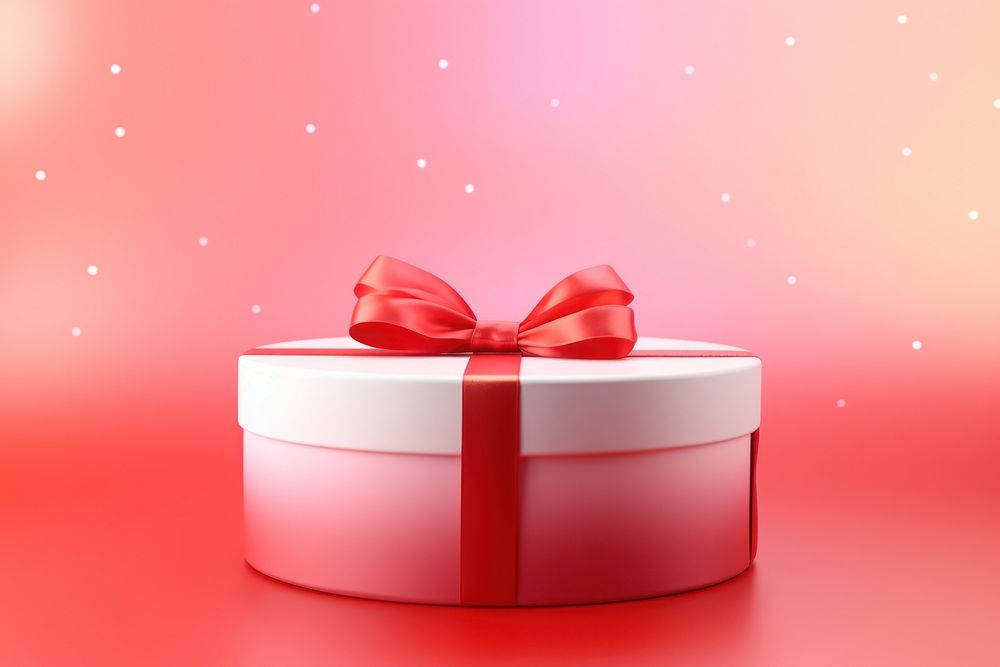 PNG Gift pink box red. AI generated Image by rawpixel.
