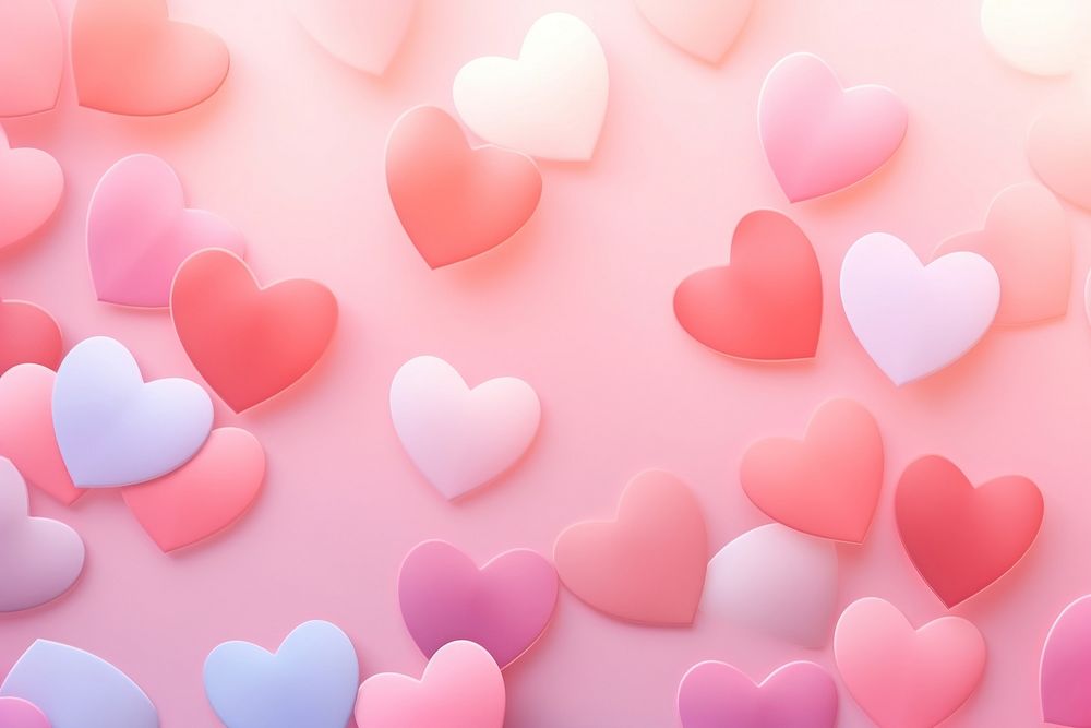 PNG Hearts backgrounds abstract pink. AI generated Image by rawpixel.