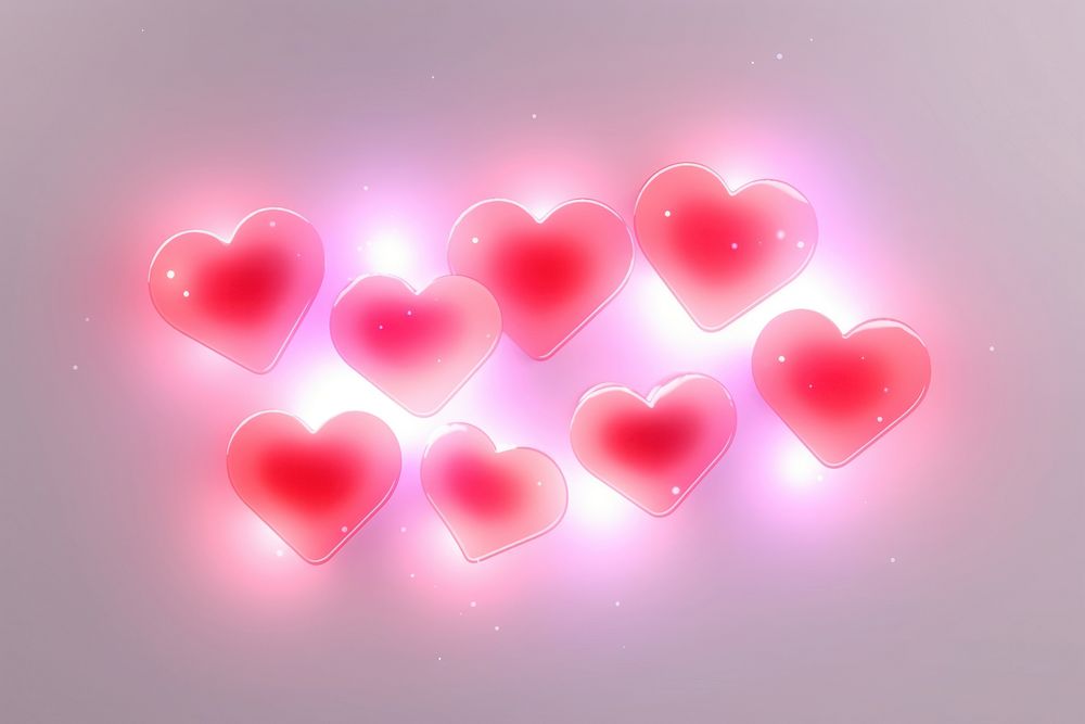PNG Backgrounds abstract heart pink. AI generated Image by rawpixel.
