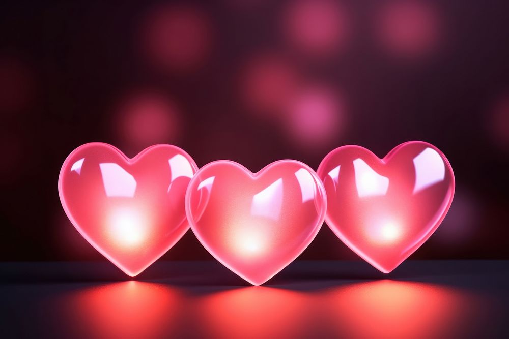 PNG Light heart pink red. AI generated Image by rawpixel.