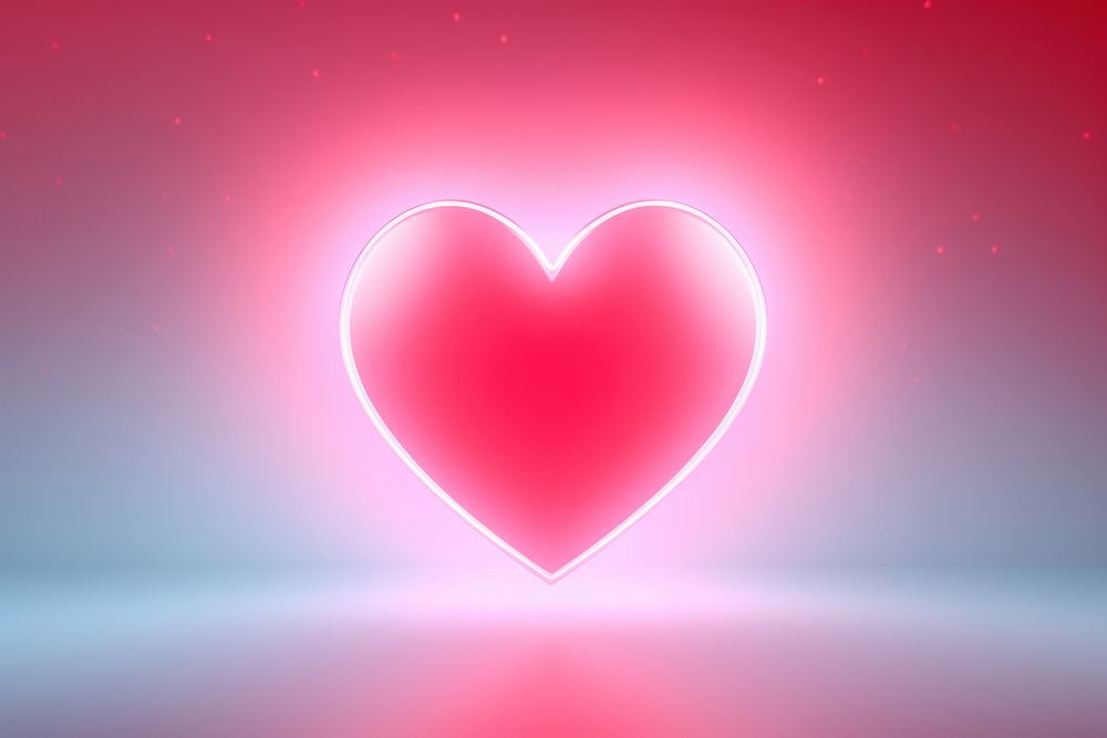 Pastel neon heart backgrounds red illuminated.