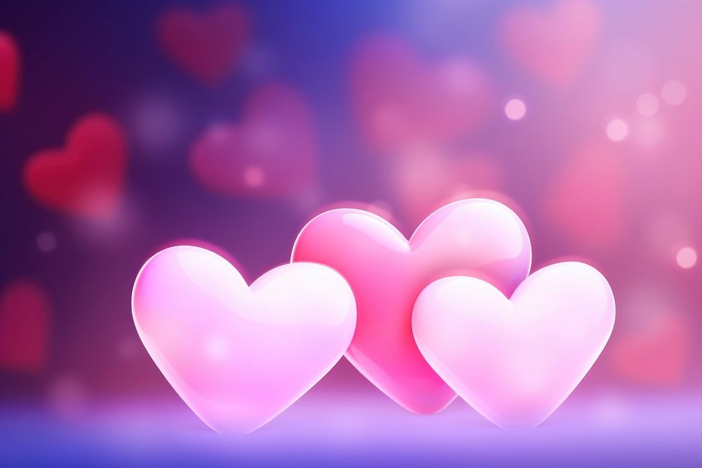 PNG Pastel neon hearts copyscape pink red illuminated. AI generated Image by rawpixel.