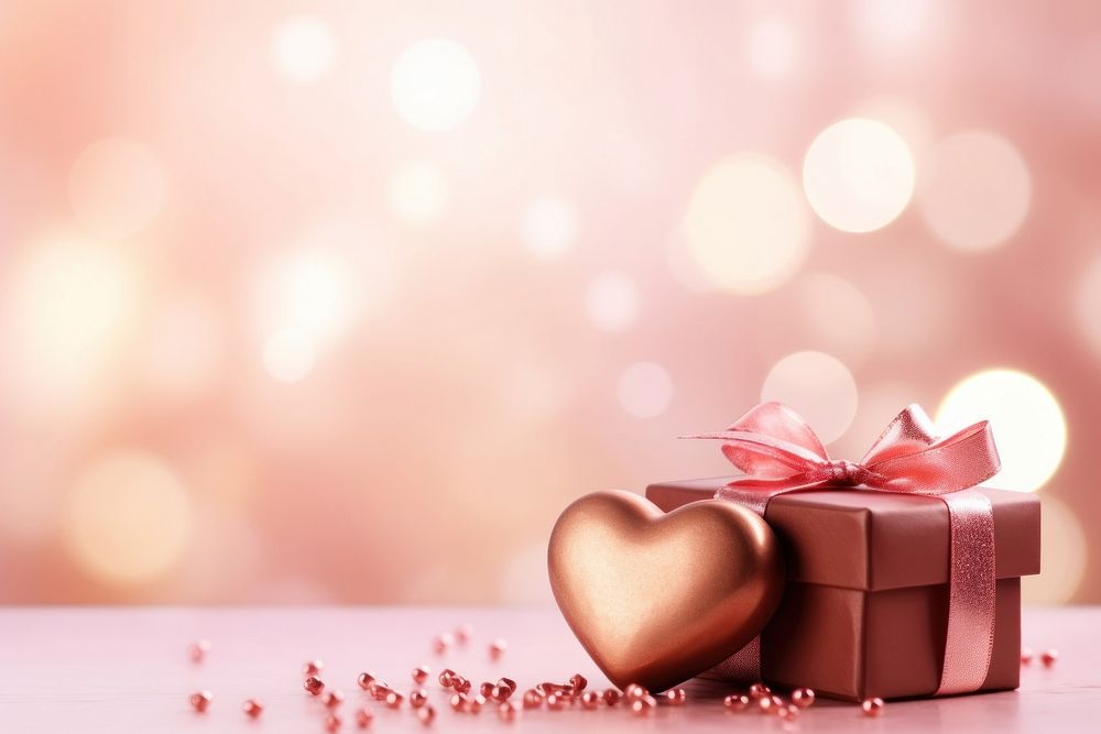 PNG A chocolate box heart pink red. AI generated Image by rawpixel.