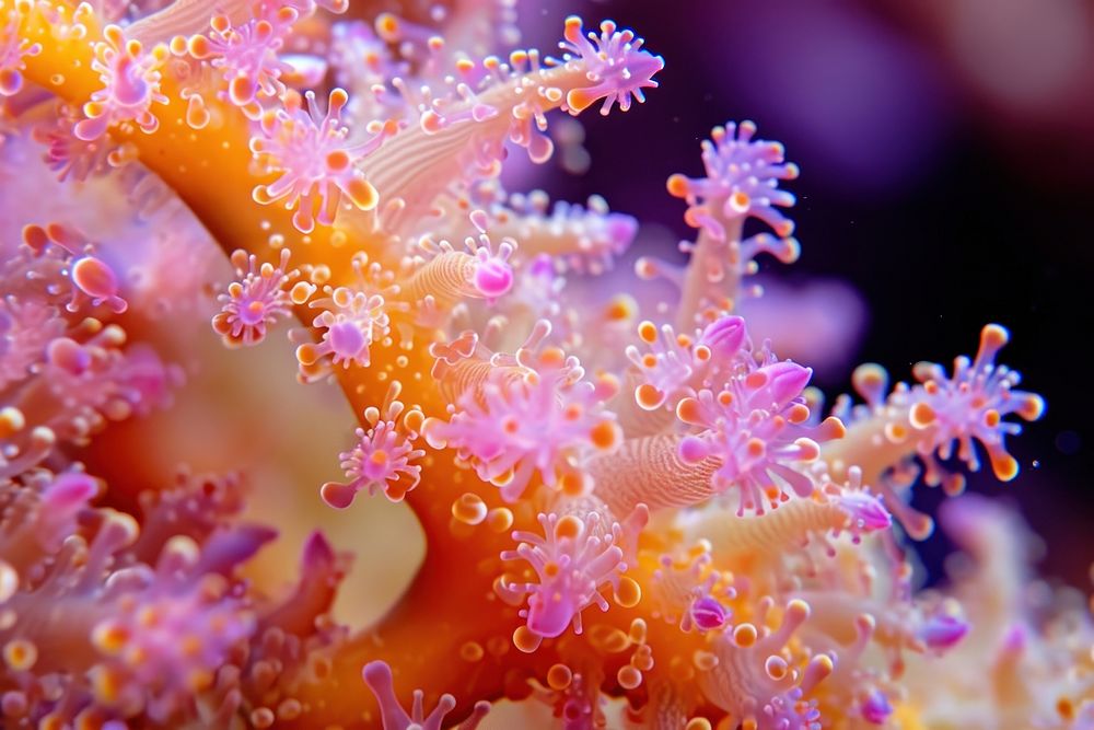 Soft coral underwater outdoors nature.