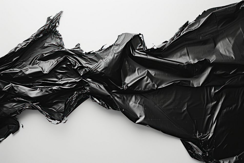 Smooth black plastic wrap backgrounds accessories monochrome.