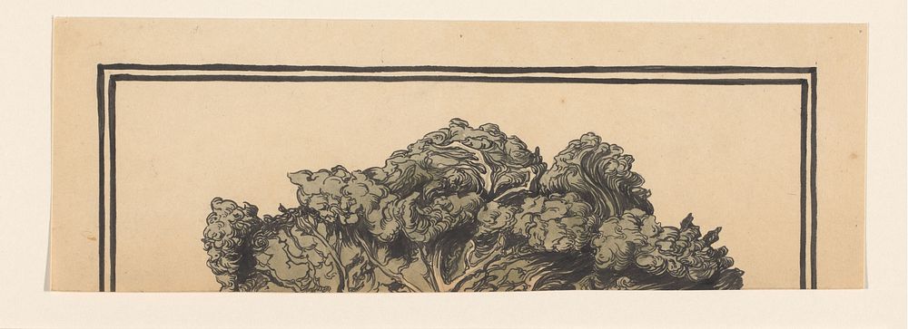 Koolblad (fragment) (1887 - 1924) by Julie de Graag