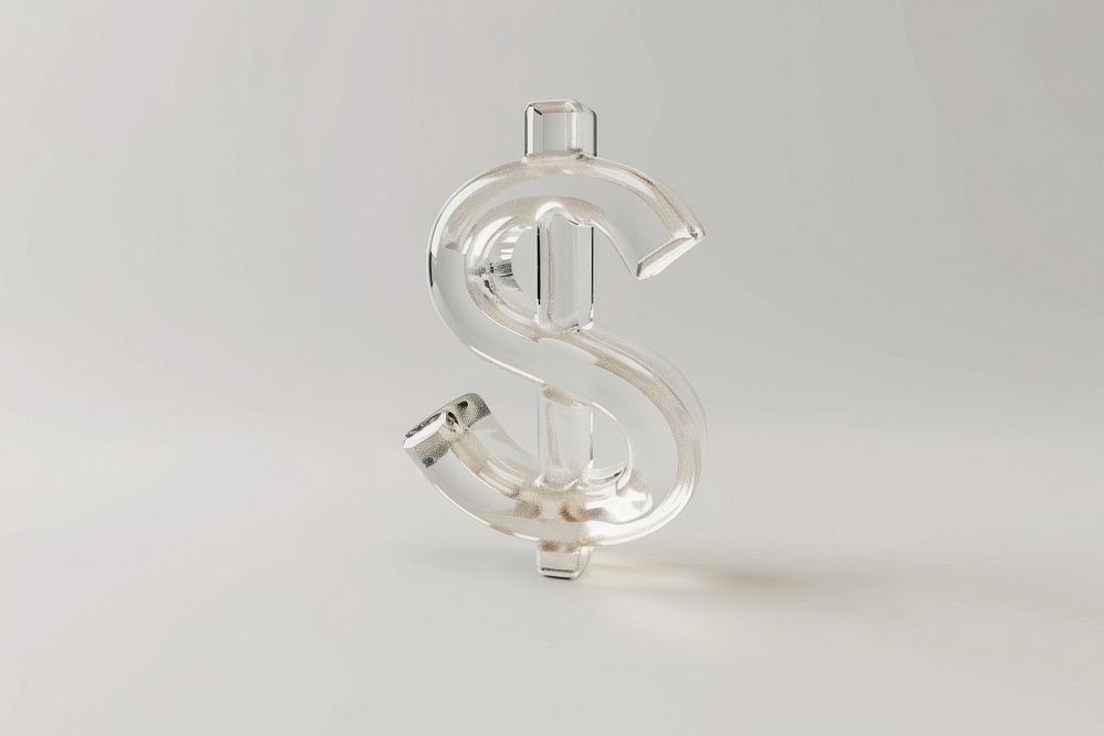 Money shape investment currency lighting.