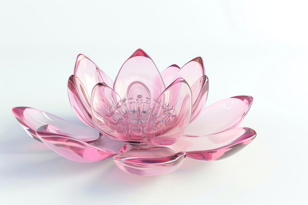 Lotus icon flower plant glass.