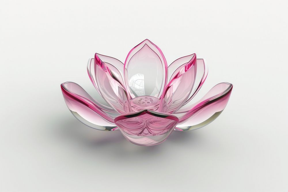 Lotus icon jewelry flower petal.