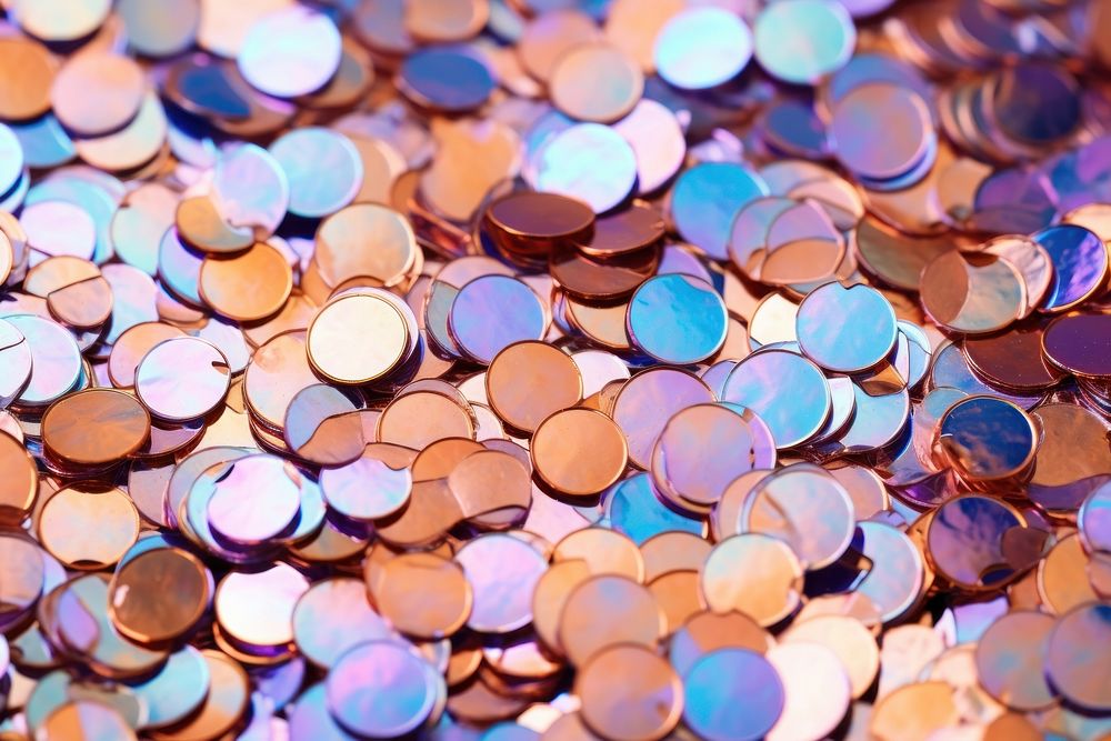 Copper metallic texture backgrounds money coin.