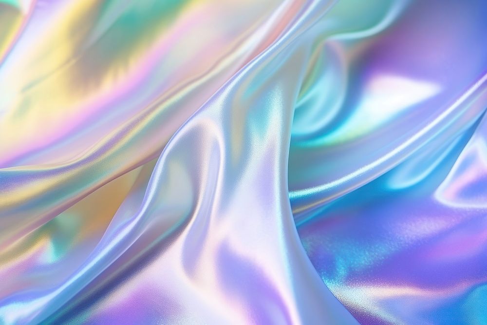 Silk texture backgrounds rainbow translucent.