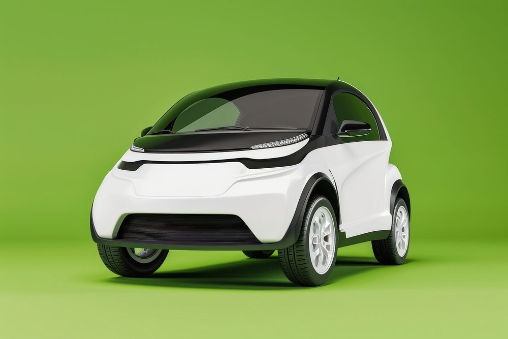 Electric car vehicle  green transportation technology.