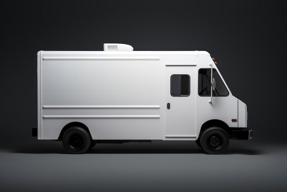 Food truck vehicle van transportation.