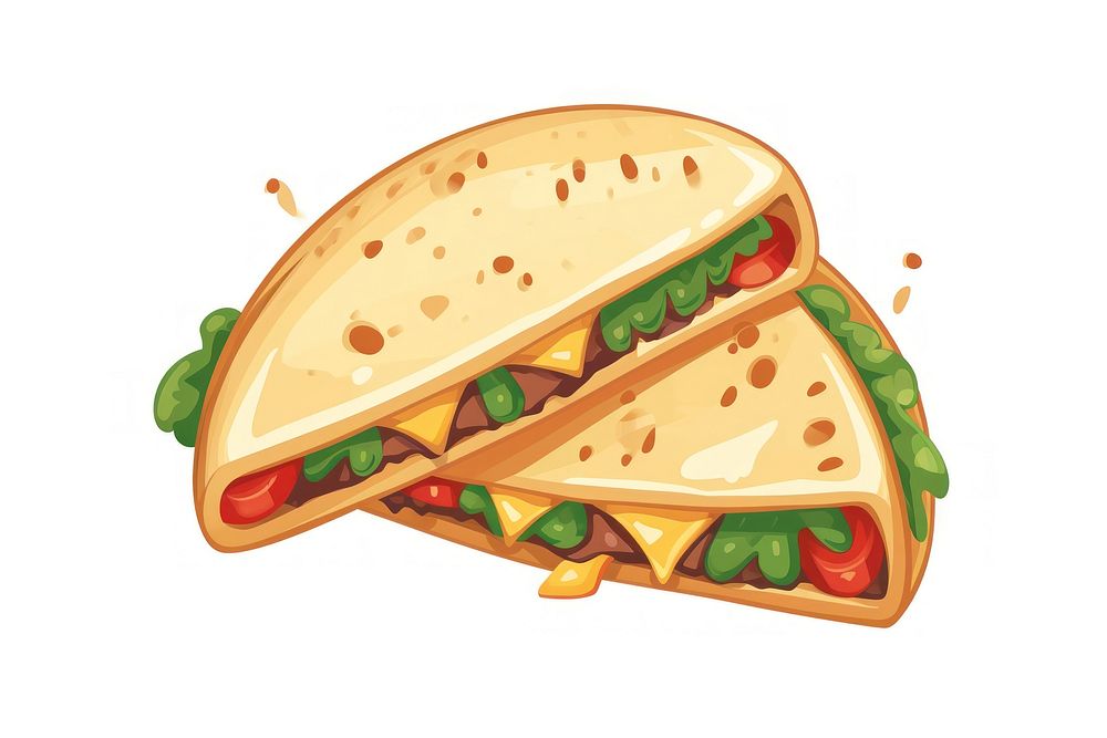 Quesadillas sandwich bread food.