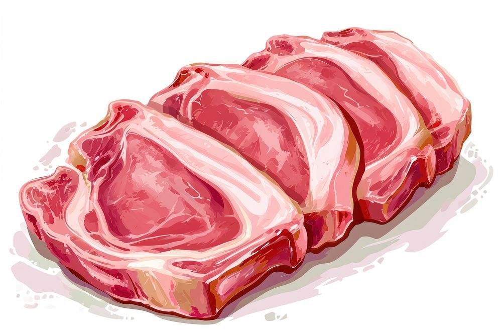 Pork meat beef food.