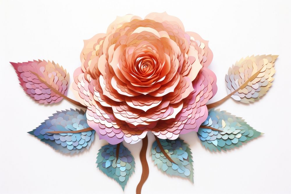 Colorful pastel rose pattern flower petal.