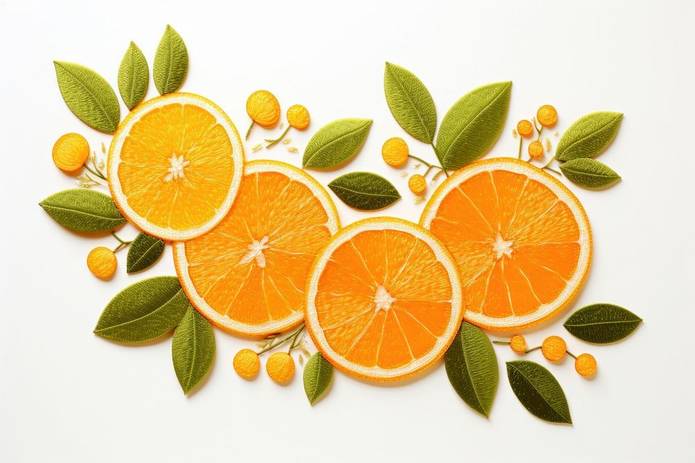 Orange fruits grapefruit lemon plant.
