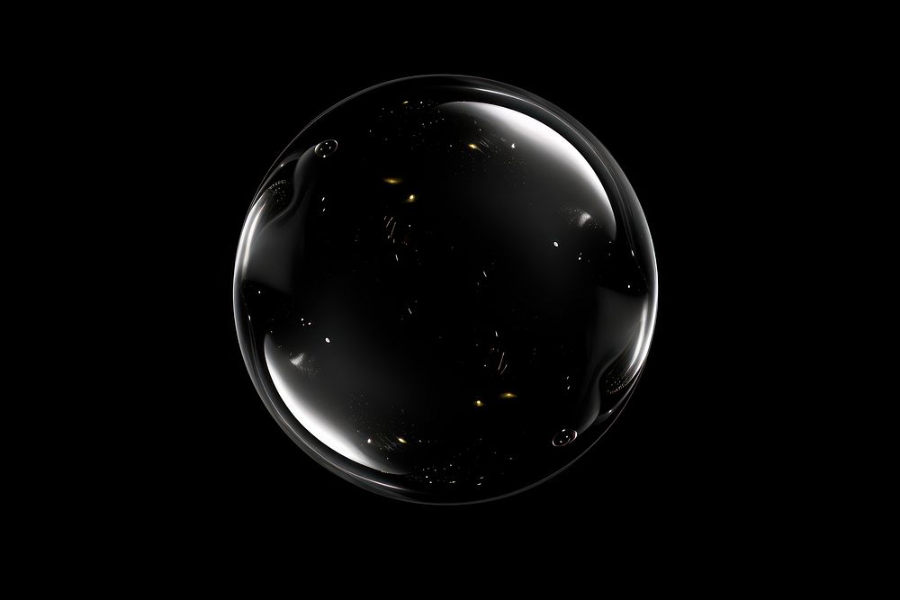 Water bubble effect astronomy sphere space.