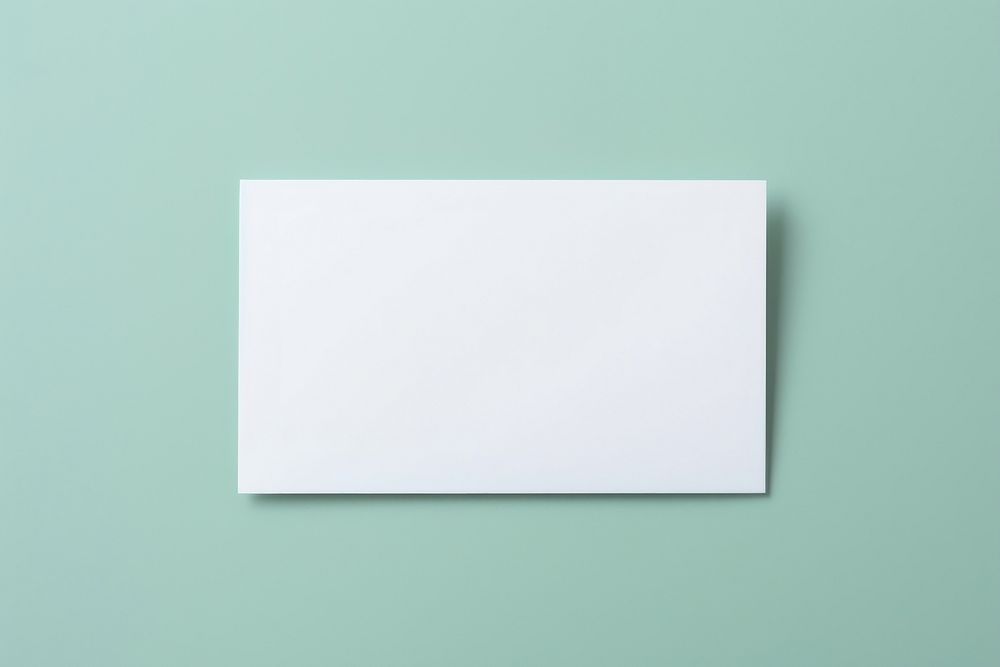 Business card  paper white simplicity.